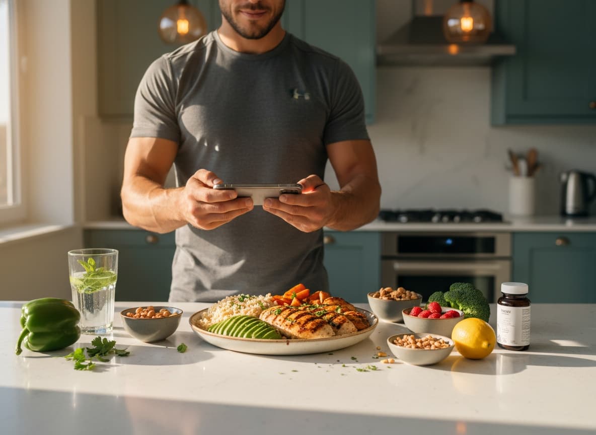 Weight Gain Calorie Counter App - CheckMyMeal Makes Bulking Simple